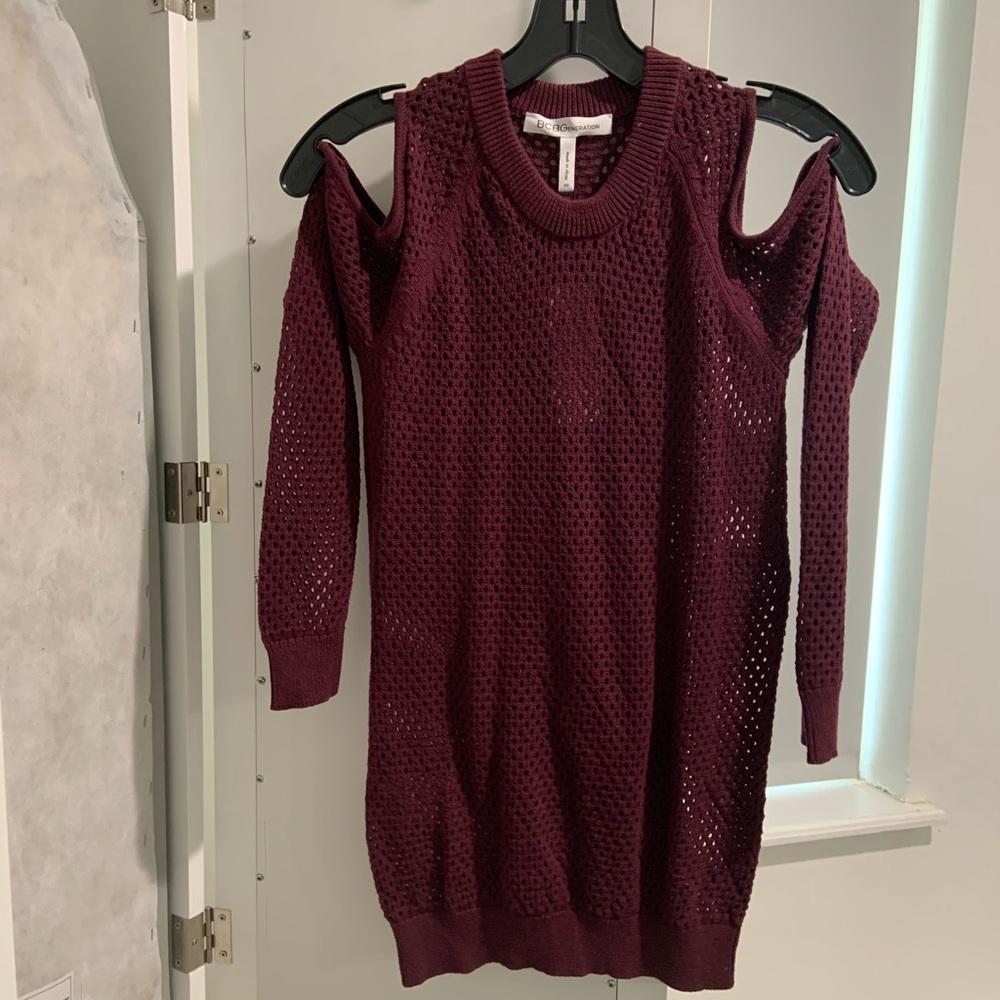 BCBGeneration Cold Shoulder Sweater